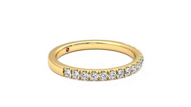 Taylor & Hart Poppy Wedding Ring 360 degree image 7