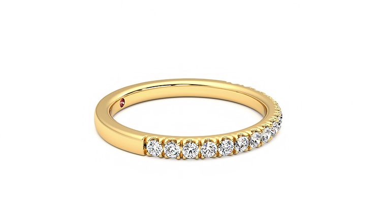 Taylor & Hart Poppy Wedding Ring 360 degree image 8