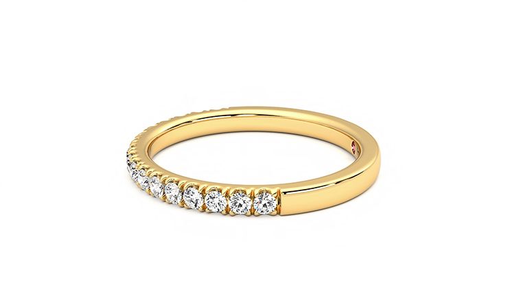 Taylor & Hart Poppy Wedding Ring 360 degree image 21