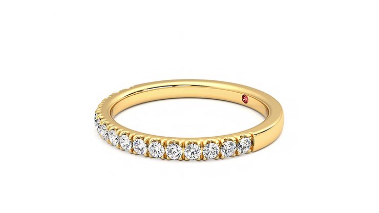Taylor & Hart Poppy Wedding Ring 360 degree image 23