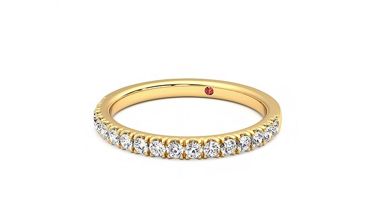 Taylor & Hart Poppy Wedding Ring 360 degree image 26