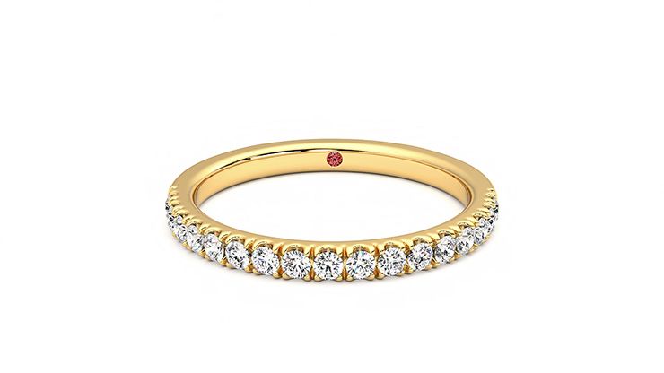 Taylor & Hart Poppy Wedding Ring 360 degree image 29