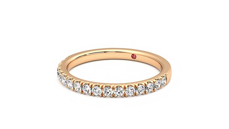 Taylor & Hart Poppy Wedding Ring 360 degree image 25