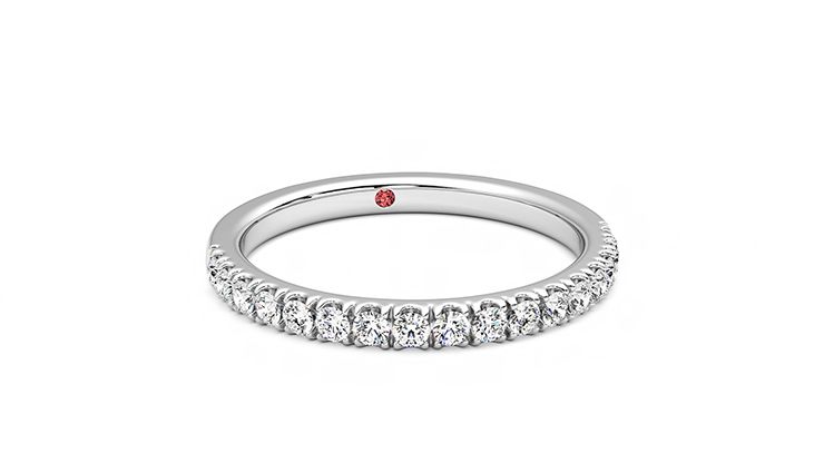 Taylor & Hart Poppy Wedding Ring 360 degree image 3