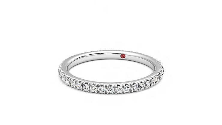Taylor & Hart Primrose Wedding Ring 360 degree image 26