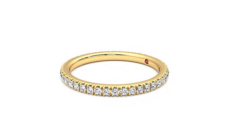 Taylor & Hart Primrose Wedding Ring 360 degree image 23