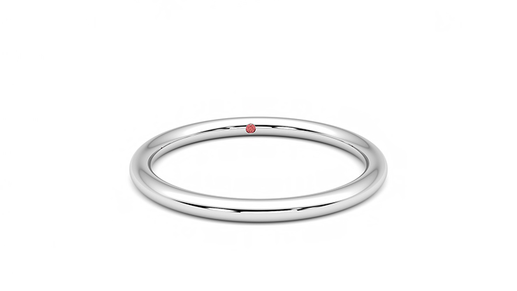 Taylor & Hart Protea Wedding Ring 360 degree image 2