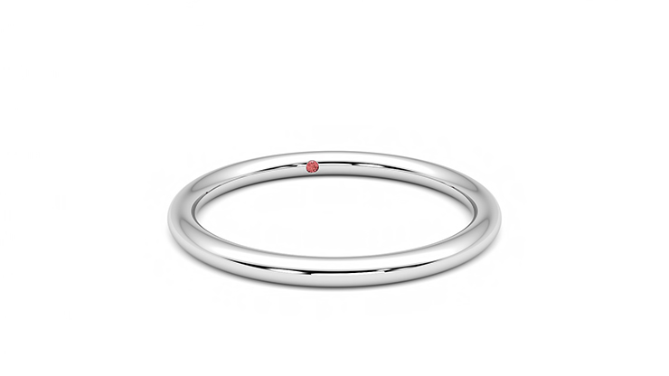 Taylor & Hart Protea Wedding Ring 360 degree image 3