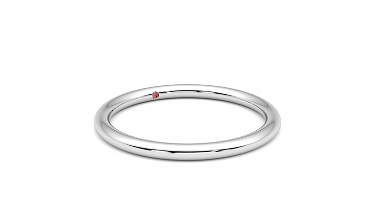 Taylor & Hart Protea Wedding Ring 360 degree image 5