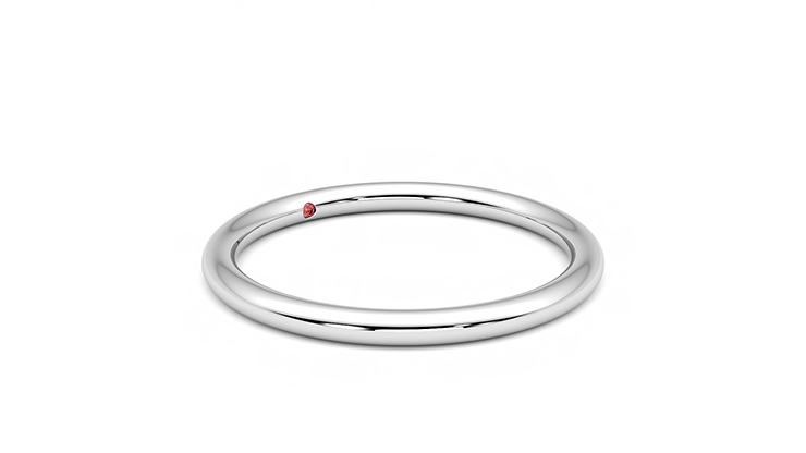 Taylor & Hart Protea Wedding Ring 360 degree image 6