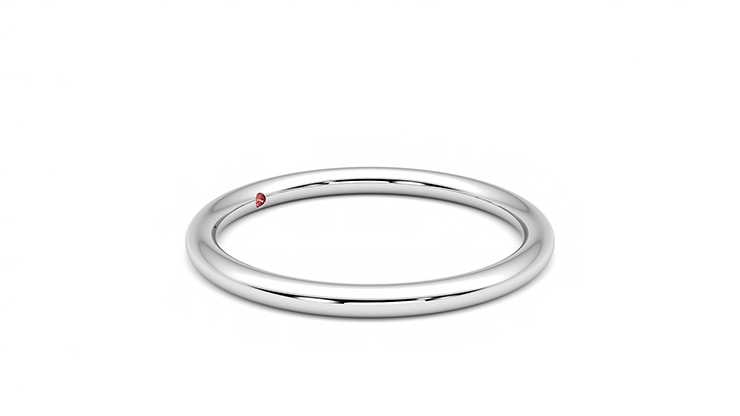 Taylor & Hart Protea Wedding Ring 360 degree image 7