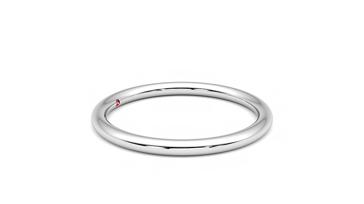 Taylor & Hart Protea Wedding Ring 360 degree image 8