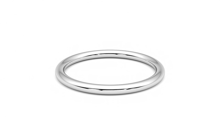 Taylor & Hart Protea Wedding Ring 360 degree image 14