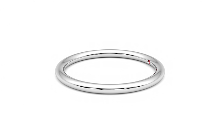 Taylor & Hart Protea Wedding Ring 360 degree image 22