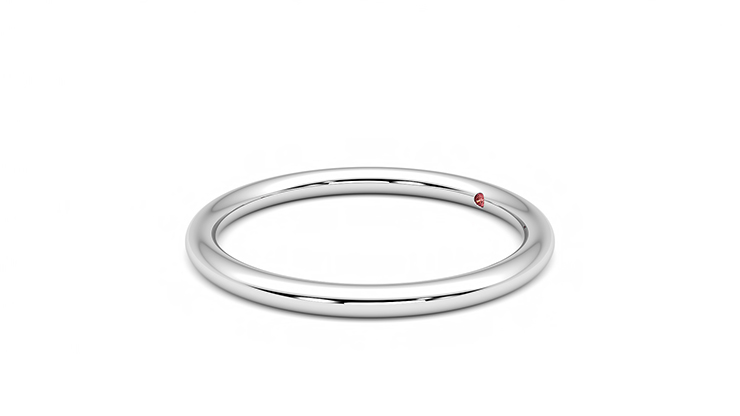 Taylor & Hart Protea Wedding Ring 360 degree image 23