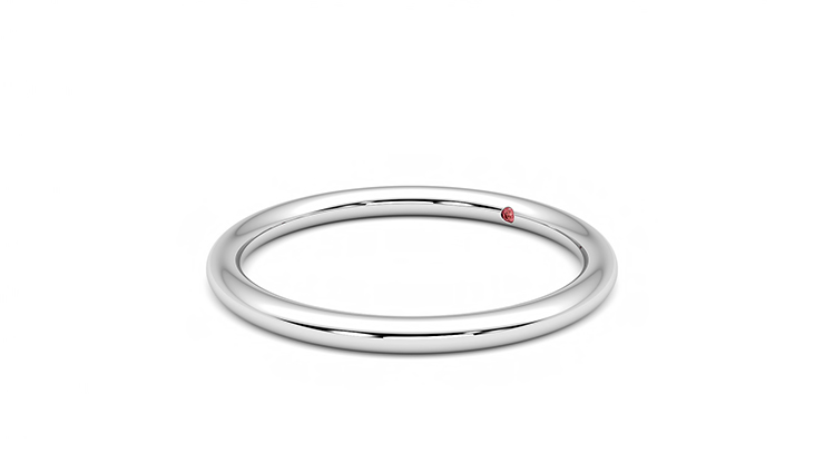 Taylor & Hart Protea Wedding Ring 360 degree image 24