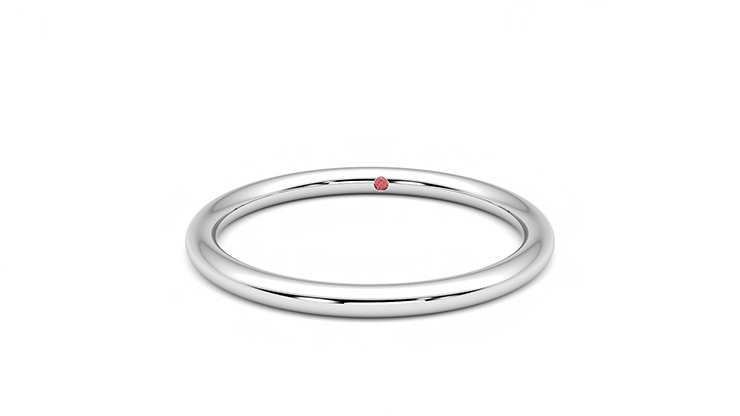 Taylor & Hart Protea Wedding Ring 360 degree image 28