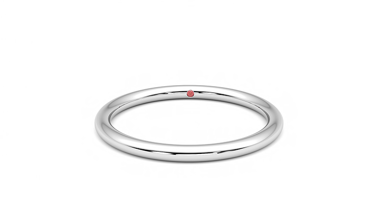 Taylor & Hart Protea Wedding Ring 360 degree image 29
