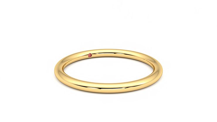 Taylor & Hart Protea Wedding Ring 360 degree image 5