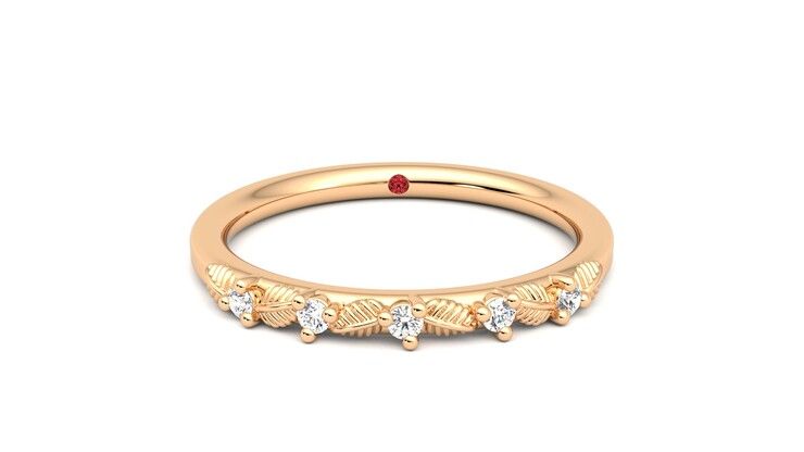 Taylor & Hart Raleyah Wedding Ring 360 degree image 1