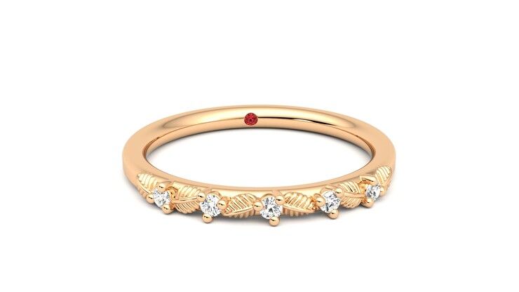 Taylor & Hart Raleyah Wedding Ring 360 degree image 2