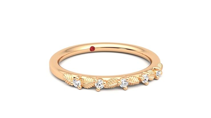 Taylor & Hart Raleyah Wedding Ring 360 degree image 4