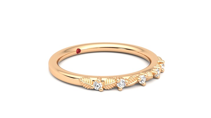 Taylor & Hart Raleyah Wedding Ring 360 degree image 6