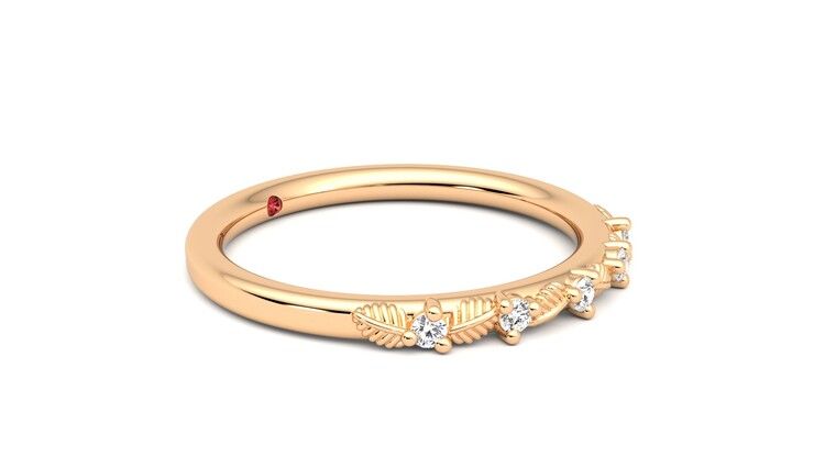 Taylor & Hart Raleyah Wedding Ring 360 degree image 7