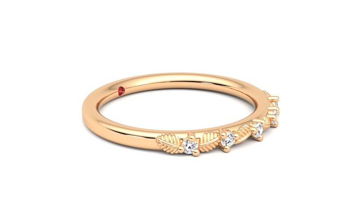 Taylor & Hart Raleyah Wedding Ring 360 degree image 7