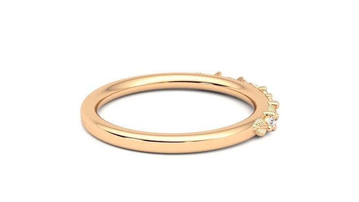 Taylor & Hart Raleyah Wedding Ring 360 degree image 11
