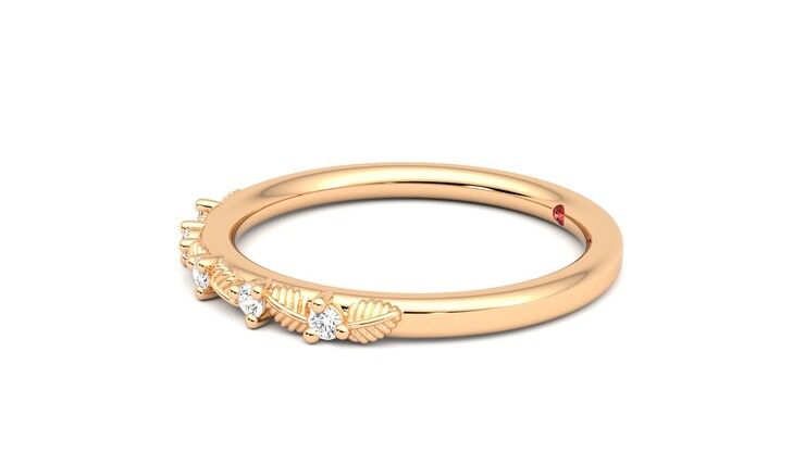 Taylor & Hart Raleyah Wedding Ring 360 degree image 22