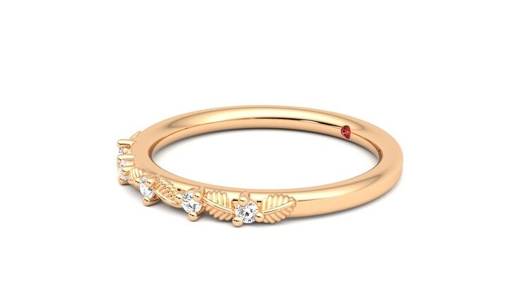 Taylor & Hart Raleyah Wedding Ring 360 degree image 23