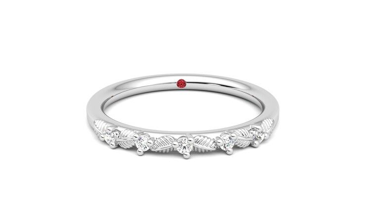 Taylor & Hart Raleyah Wedding Ring 360 degree image 1