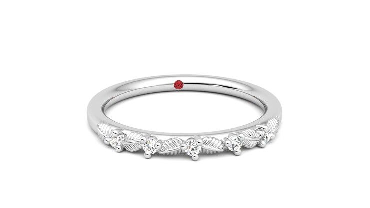 Taylor & Hart Raleyah Wedding Ring 360 degree image 2
