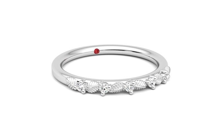 Taylor & Hart Raleyah Wedding Ring 360 degree image 4