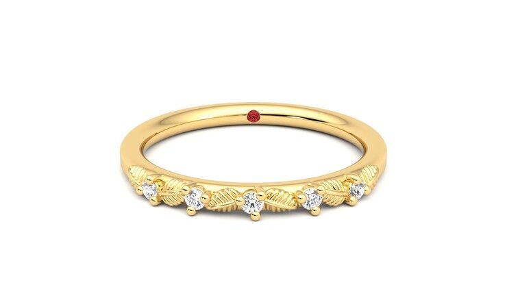 Taylor & Hart Raleyah Wedding Ring 360 degree image 0