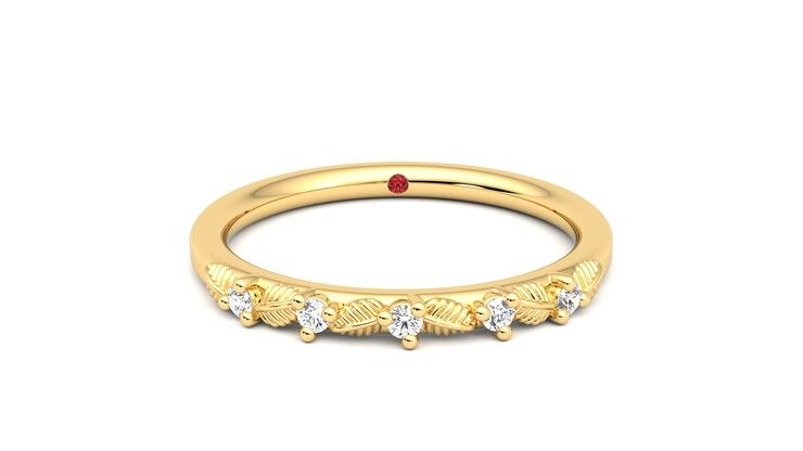 Taylor & Hart Raleyah Wedding Ring 360 degree image 1