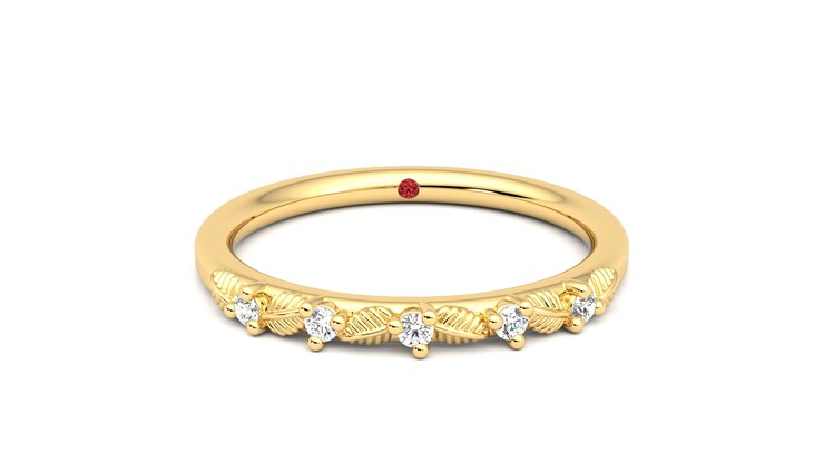 Taylor & Hart Raleyah Wedding Ring 360 degree image 1