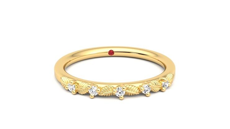 Taylor & Hart Raleyah Wedding Ring 360 degree image 2
