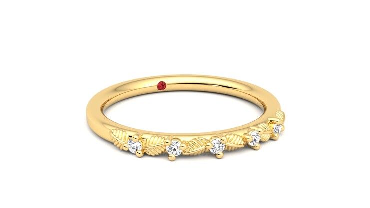 Taylor & Hart Raleyah Wedding Ring 360 degree image 4