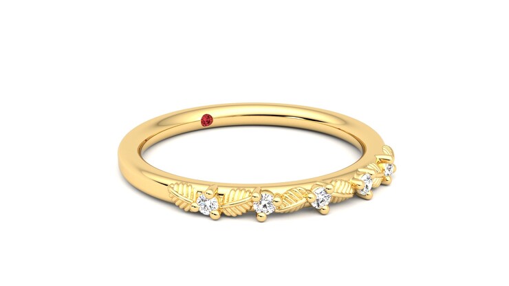 Taylor & Hart Raleyah Wedding Ring 360 degree image 5