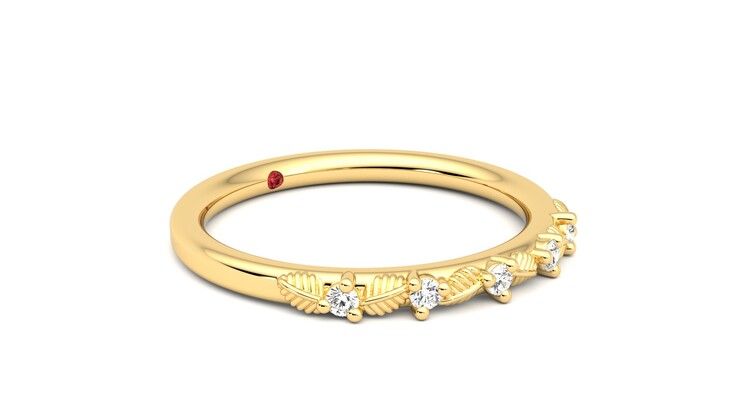Taylor & Hart Raleyah Wedding Ring 360 degree image 6