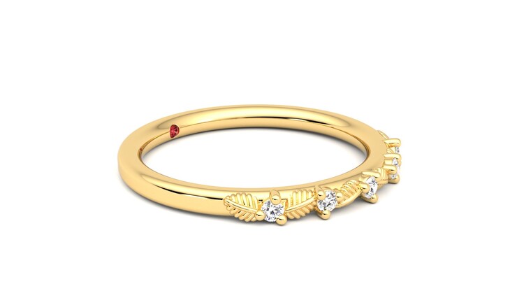 Taylor & Hart Raleyah Wedding Ring 360 degree image 7