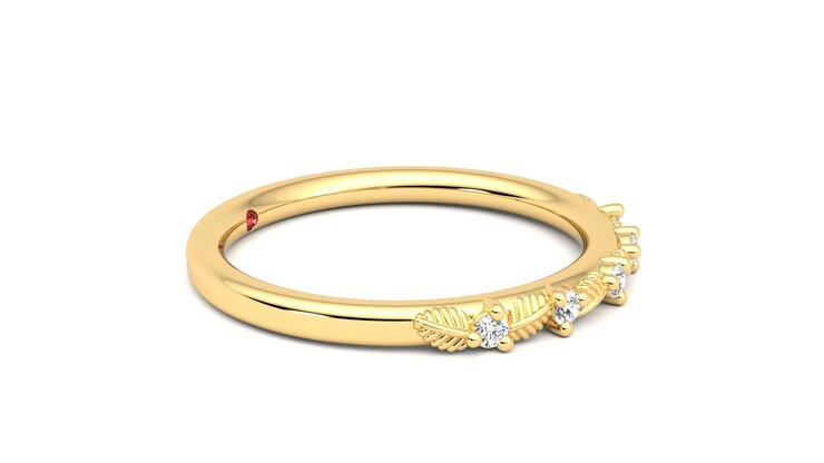 Taylor & Hart Raleyah Wedding Ring 360 degree image 8
