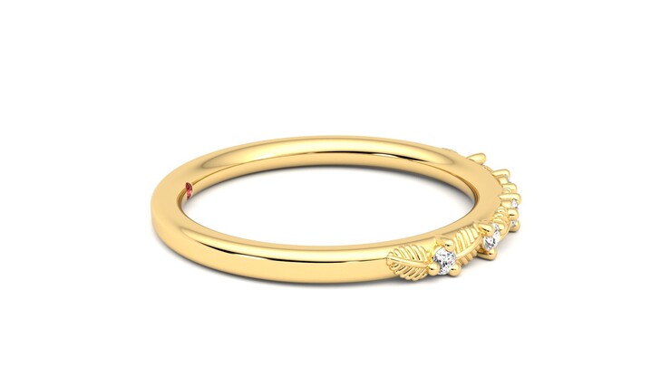 Taylor & Hart Raleyah Wedding Ring 360 degree image 9