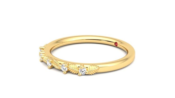 Taylor & Hart Raleyah Wedding Ring 360 degree image 23