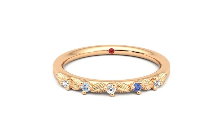 Taylor & Hart Raleyah Wedding Ring 360 degree image 0