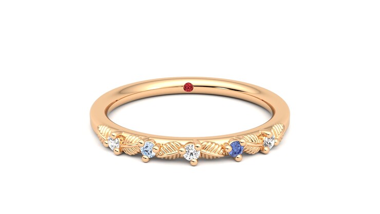 Taylor & Hart Raleyah Wedding Ring 360 degree image 1