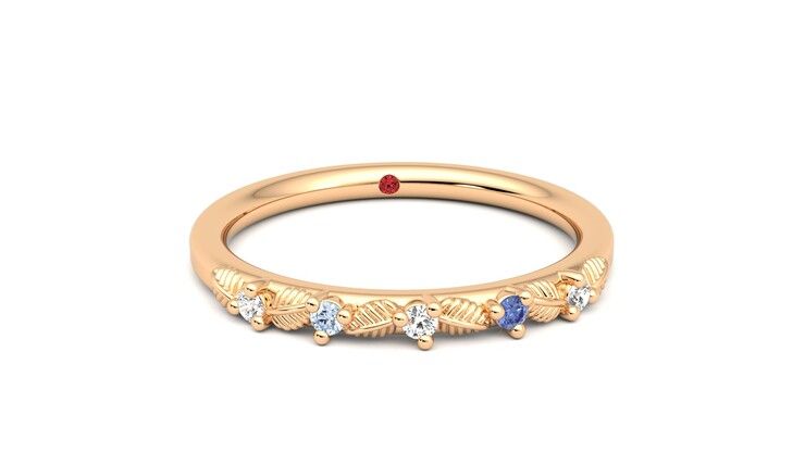 Taylor & Hart Raleyah Wedding Ring 360 degree image 2