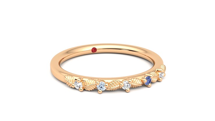 Taylor & Hart Raleyah Wedding Ring 360 degree image 4